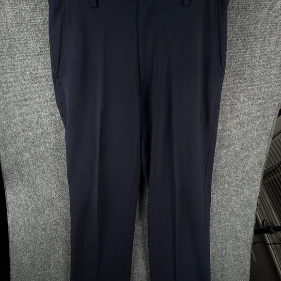 Footjoy Golf Pants 32x32 Navy Blue Stretch Polyester Spandex Pockets Adult - Picture 1 of 16
